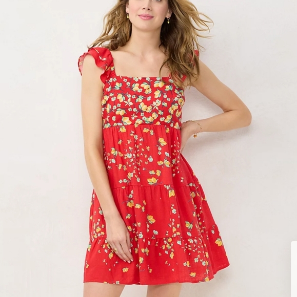 Lauren Conrad tier summer dress - Picture 2 of 2